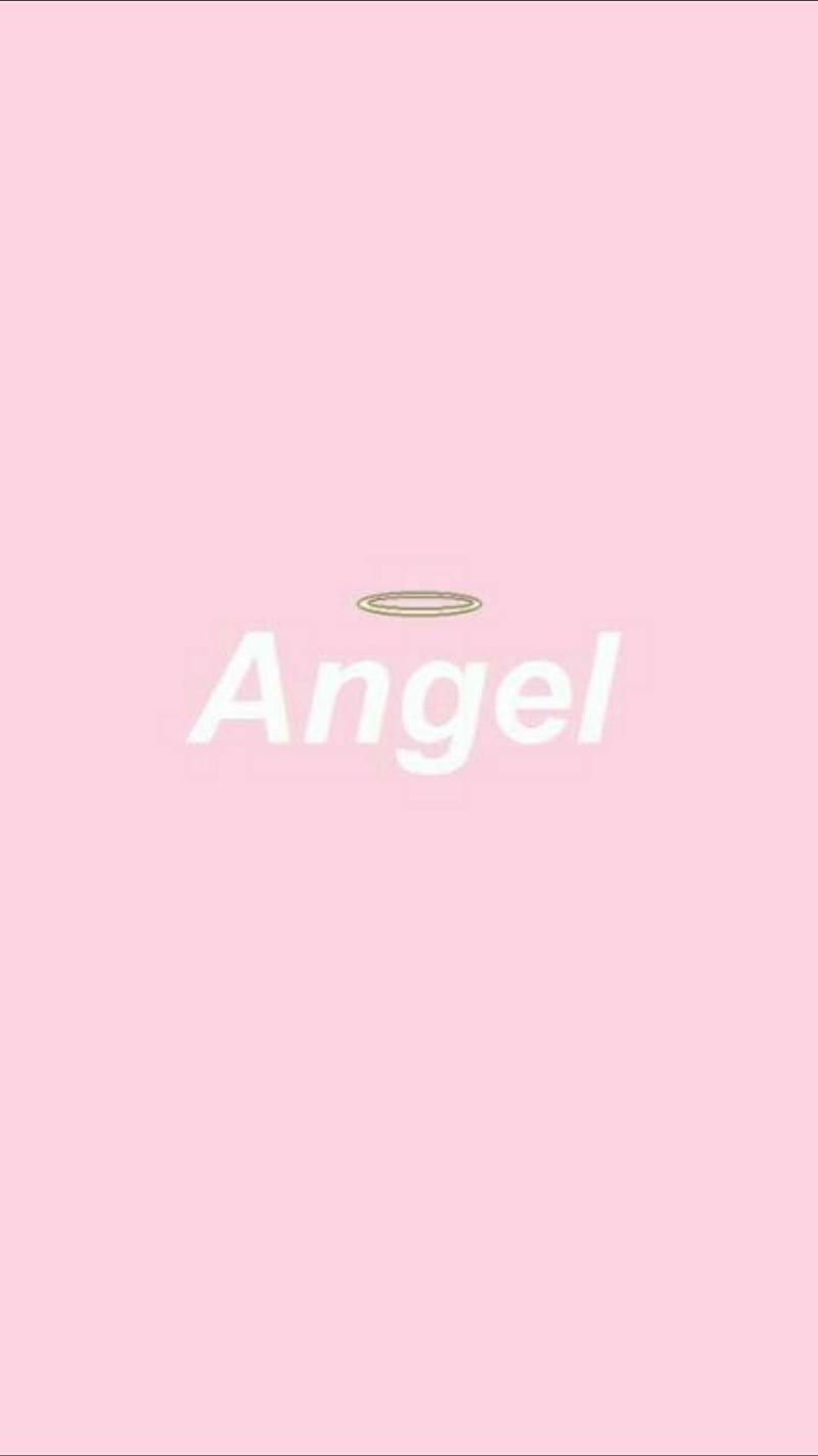 Saying, 2018, angel, cute, kawaii, lock, pink, screen whiye, HD phone  wallpaper | Peakpx