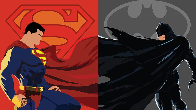 Superman Vs Batman Art, superman, batman, superheroes, artist, artwork, digital-art, behance, HD wallpaper