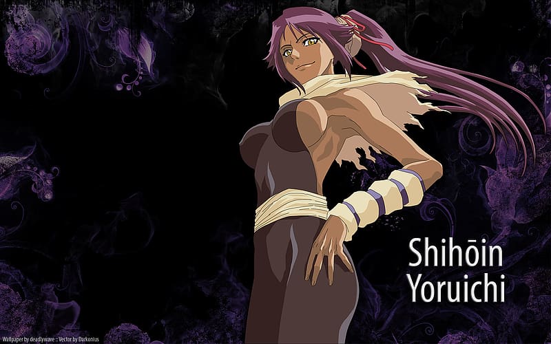 Download Yoruichi Shihōin, a powerful Soul Reaper and former captain of  Gotei 13 Wallpaper | Wallpapers.com