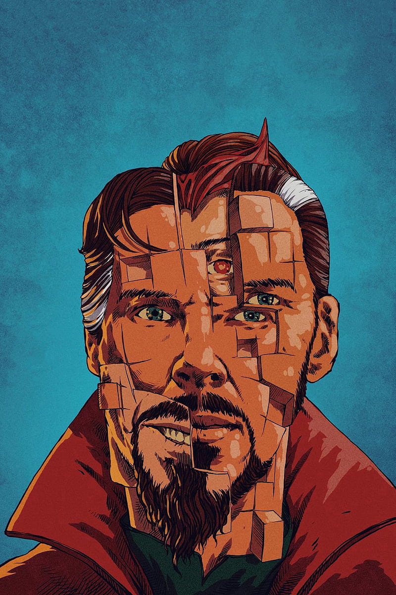 Doctor Strange in the Multiverse of Madness Digital Minimal, HD phone wallpaper
