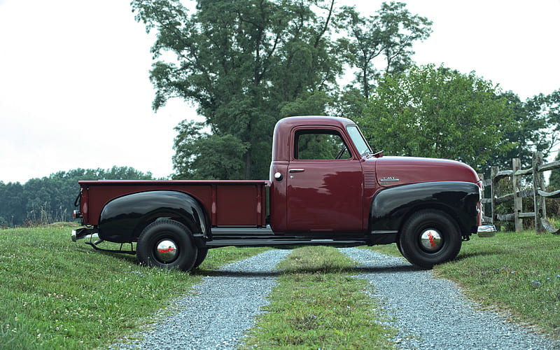 GMC 150, 1949, retro trucks, vintage American cars, retro pickup truck, GMC, HD wallpaper