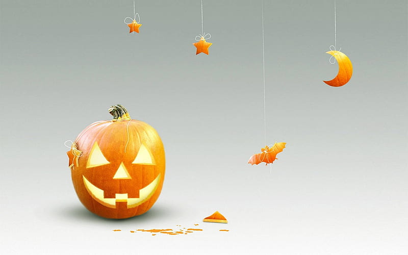 Halloween Decorations, happy halloween, halloween, jack o lantern, HD wallpaper