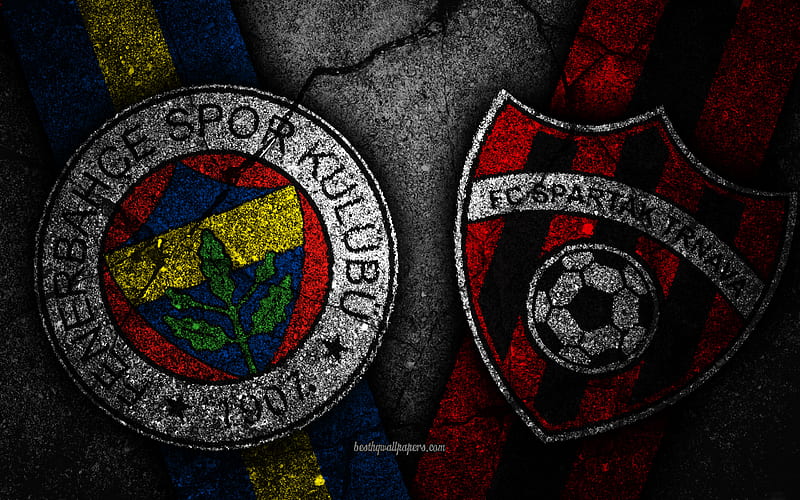 Fenerbahce vs Spartak Trnava, UEFA Europa League, Group Stage, Round 2, creative, Fenerbahce FC, Spartak Trnava FC, black stone, HD wallpaper