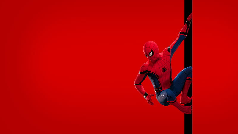 Spiderman azul rojo en rojo Spiderman, Fondo de pantalla HD | Peakpx