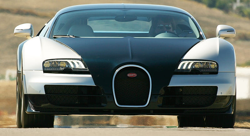 Bugatti Veyron Super Sport - Blue & Silver, car, HD wallpaper | Peakpx