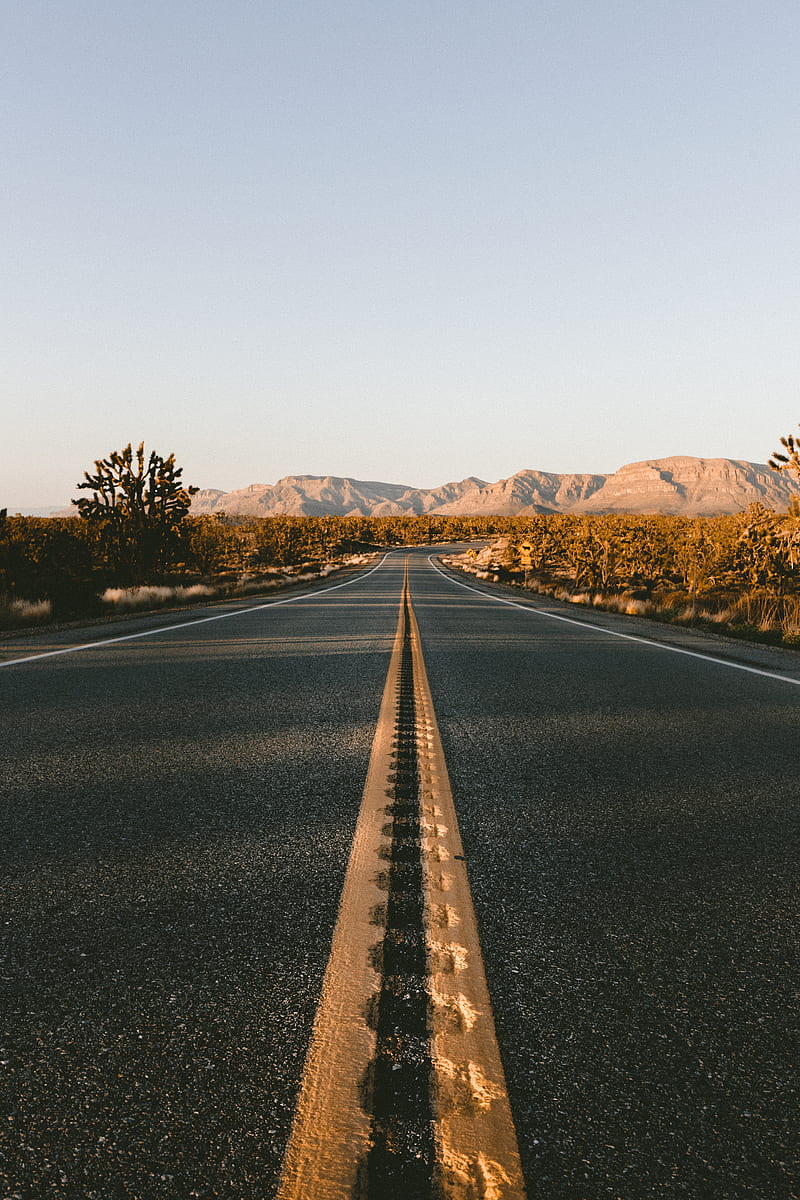low angle view of asphalt road during daytime, HD phone wallpaper