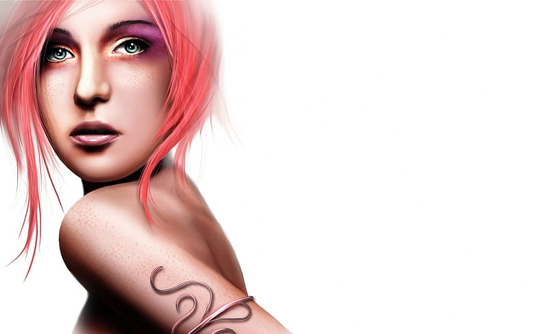 1080p Free Download Girl Look Face Rendering Artwork Hd Wallpaper Peakpx 