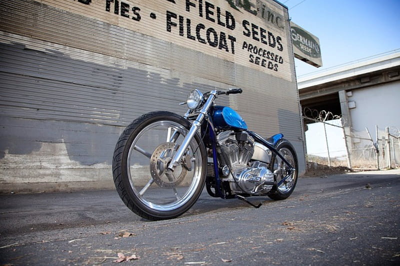Bike, Motor, Handle Bars, Blue, Motorcycle, HD wallpaper