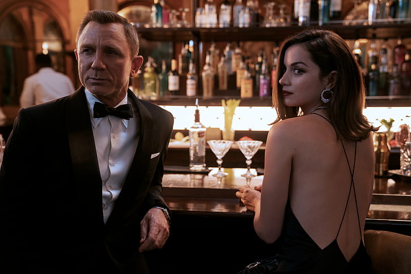 Movie, No Time to Die, Daniel Craig, James Bond, Ana de Armas, Paloma (No Time to Die), HD wallpaper
