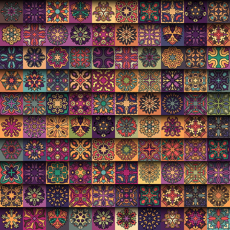 texture, pattern, colorful, digital art, HD phone wallpaper