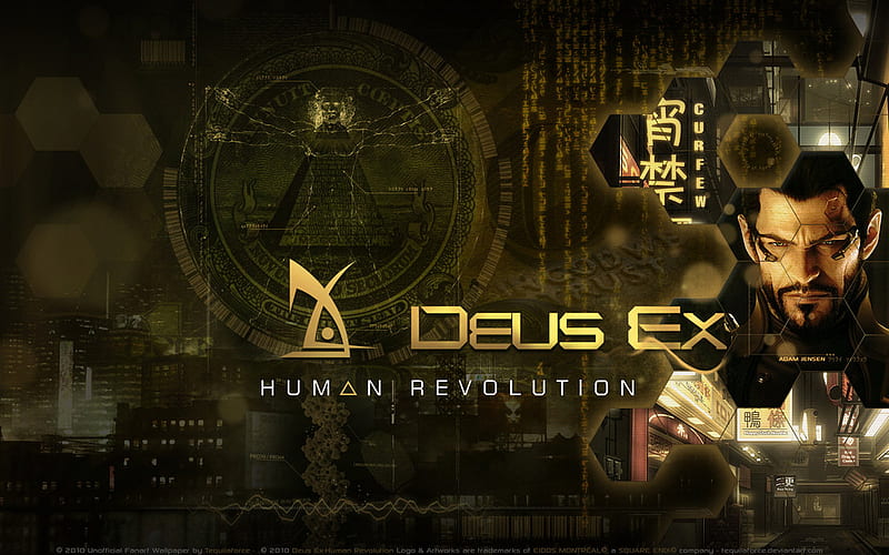 HumAn Revolution, ex, game, man, deus ex, HD wallpaper
