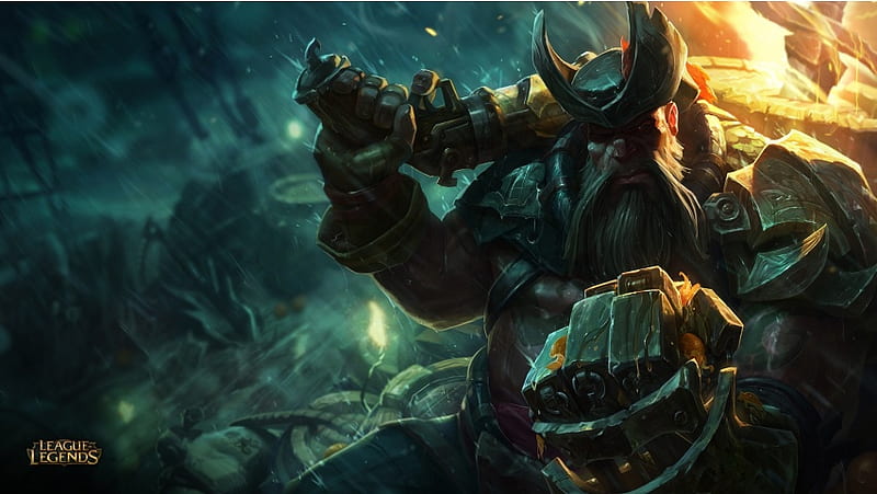Gangplank New Splash League Of Legen, HD wallpaper