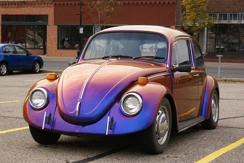 VW Beetle, beetle, tuning, car, vw, HD wallpaper