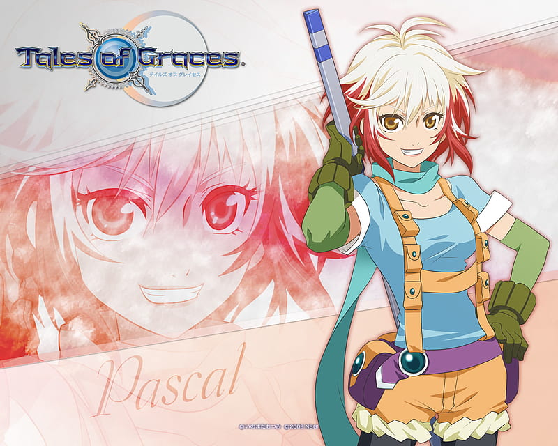 Pascal, hottie, hair, videogame, action, white, pink, rpg, HD wallpaper