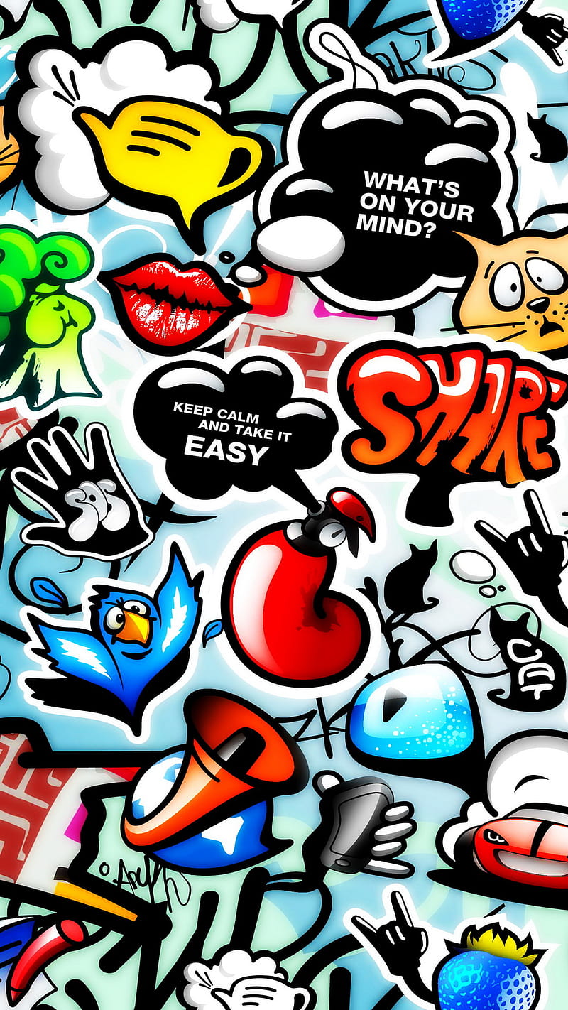 Graffiti, art, cartoon, comic, HD phone wallpaper | Peakpx