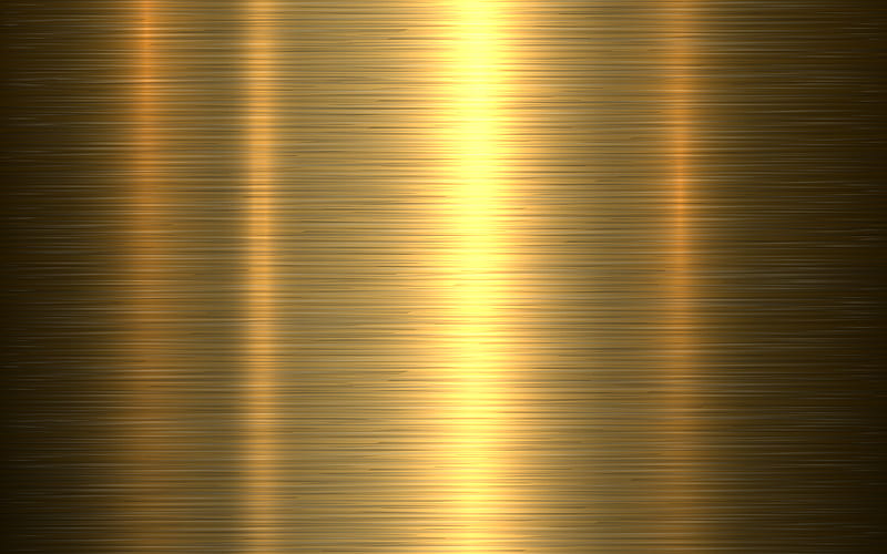 golden textures polished metal plate, metal textures, golden metal background, polished metal textures, metal plate, metal backgrounds, golden backgrounds, HD wallpaper