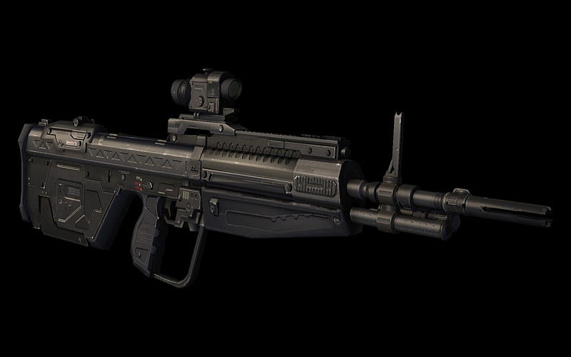 M392 Designated Marksman Rifle, rifle, halo, cool, weapon, HD wallpaper