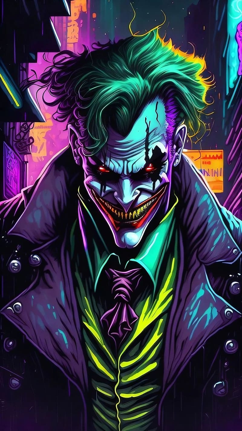 Danger Joker, Illustration, bad joker, supervillain, HD phone wallpaper