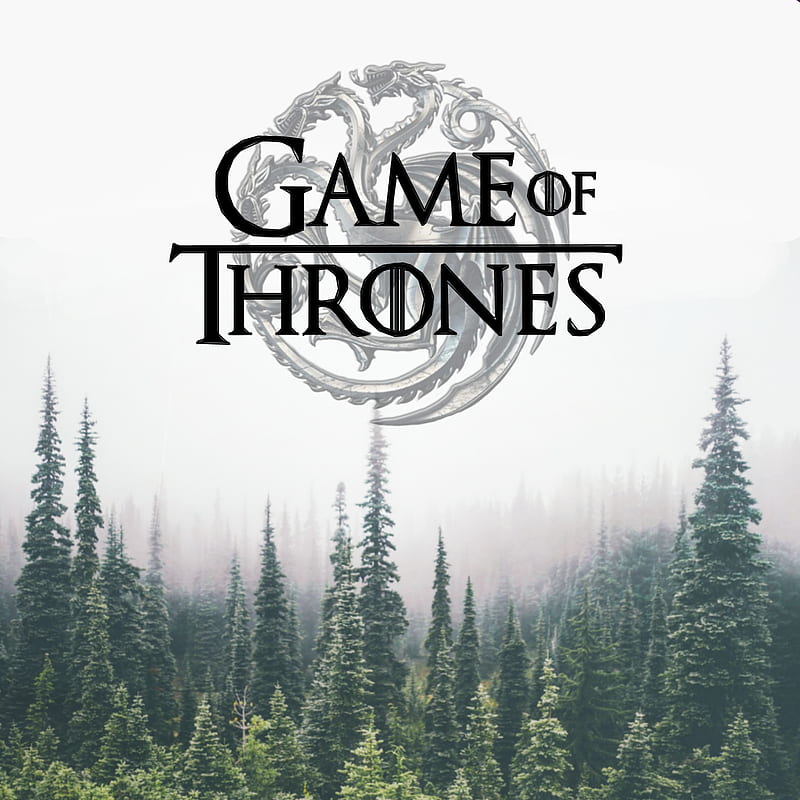 Game of thrones, de, fog, forest, juego, juego de tronos, brand, mountain, pine, tronos, HD phone wallpaper