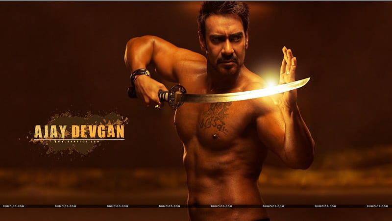 Shirtless Ajay Devgan, HD wallpaper