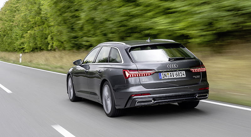 2019 Audi A6 Avant (Color: Daytona Grey) - Rear Three-Quarter , car, HD wallpaper