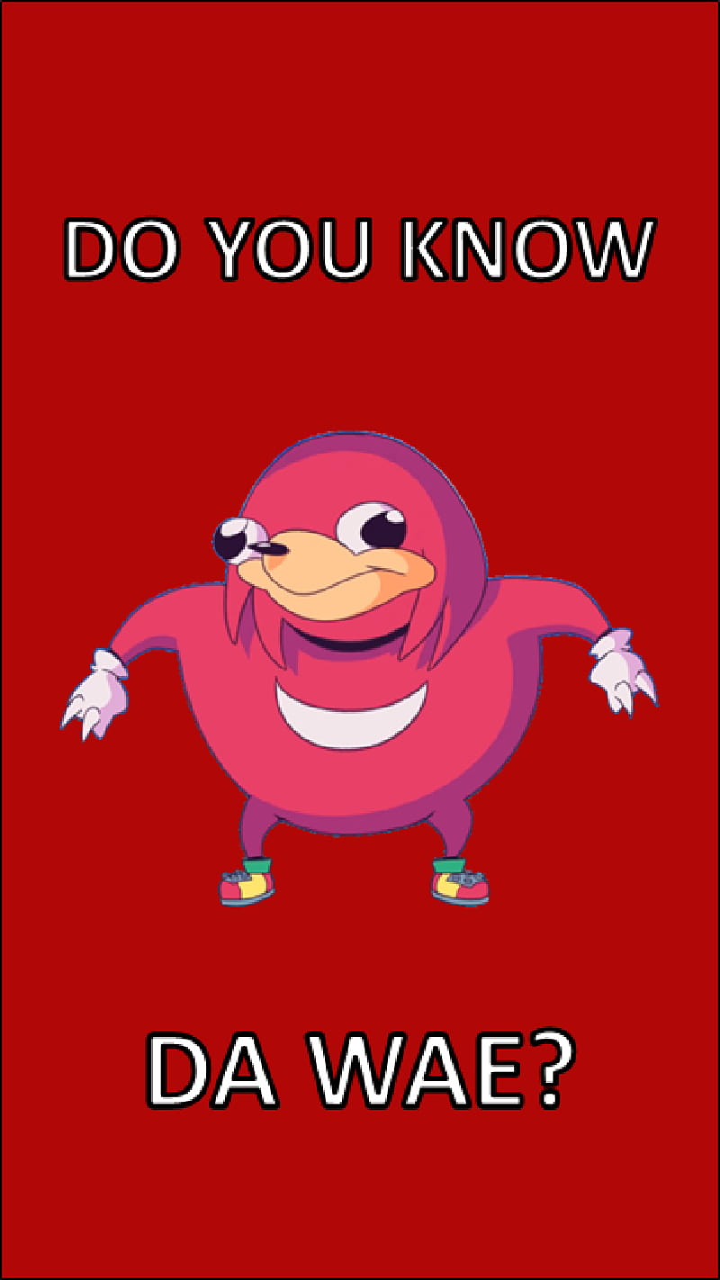 Uganda Knuckles HD wallpaper for ios Created by JosephTheGamer  Funny  wallpapers Cute wallpapers Funny memes