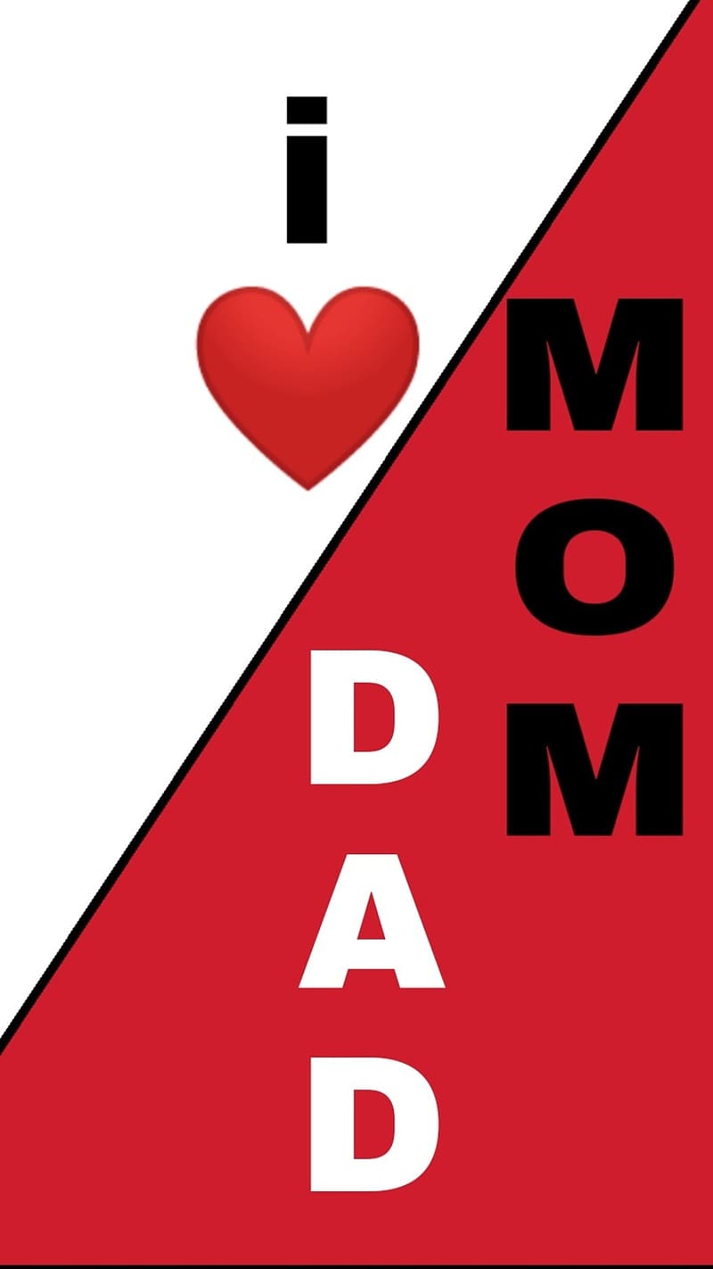 I Love You Mom Dad, love mom dad, love, mom, dad, HD phone wallpaper
