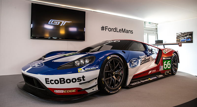 2016 Ford GT Le Mans Race Car - Front, HD wallpaper