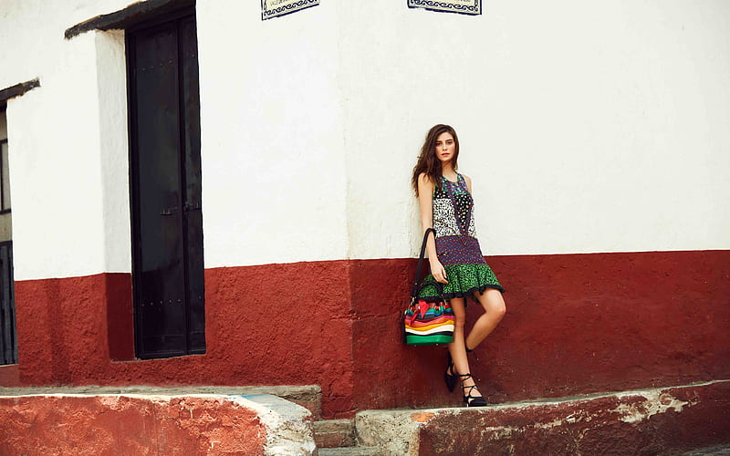 Alejandra Guilmant, Mexican actress beautiful young woman, fashion model, HD wallpaper