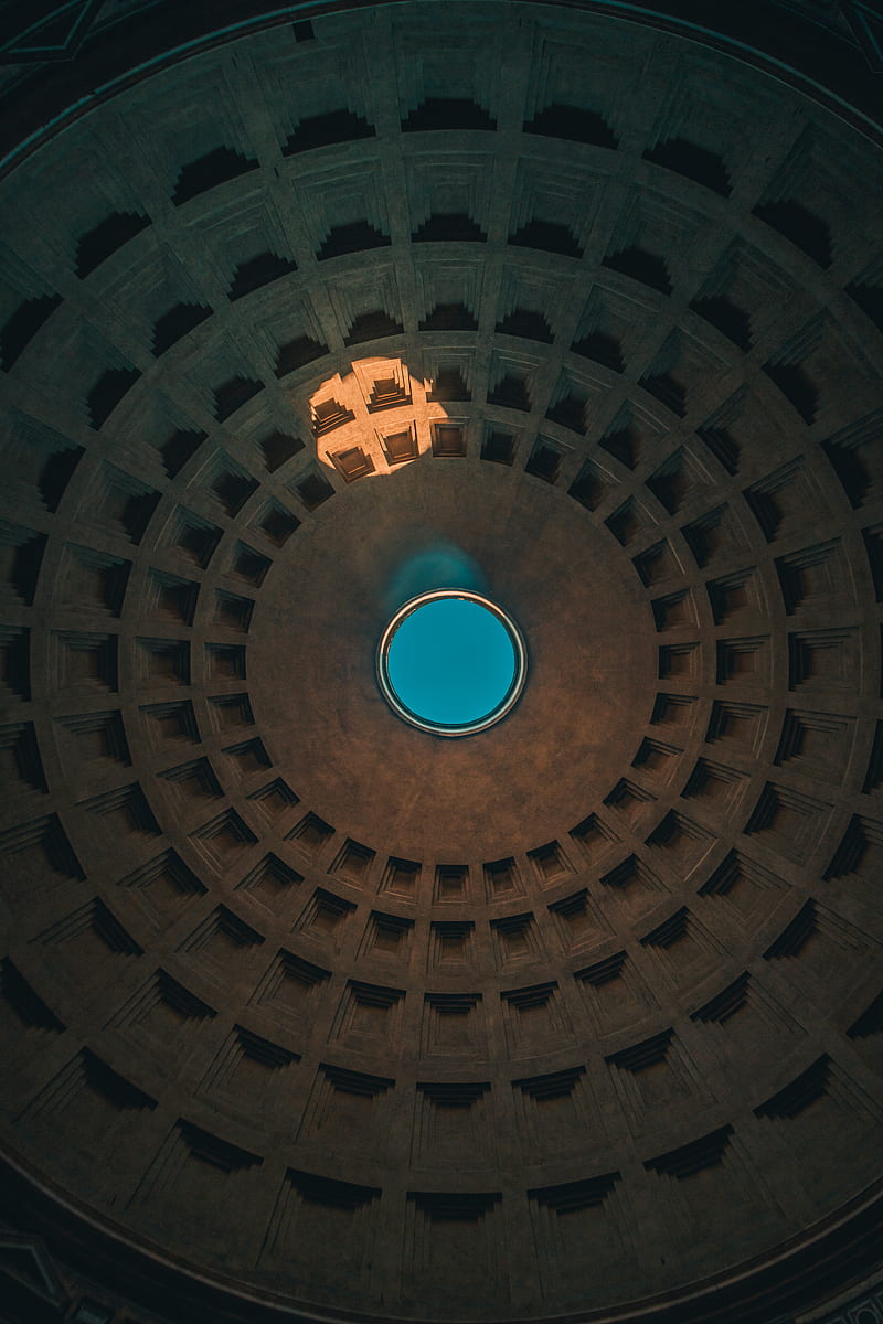 cupola, ceiling, circles, fasting, HD phone wallpaper