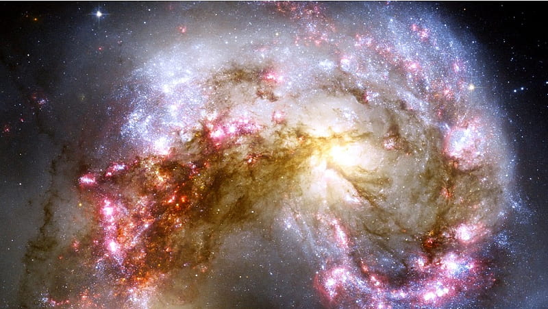 Antennae Galaxy, HD wallpaper