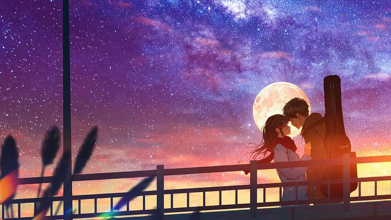 Anime Couple In Love, anime-couple, anime-girl, anime-boy, love, artist ...