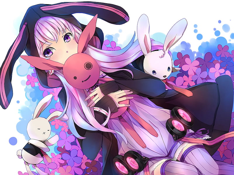 Cute chibi bunny girl HD wallpapers  Pxfuel