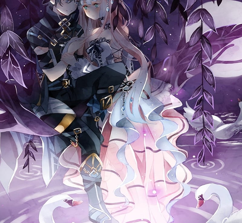 Anime Swan Lake Manga Ballet Fan art swan lake purple manga png  PNGEgg