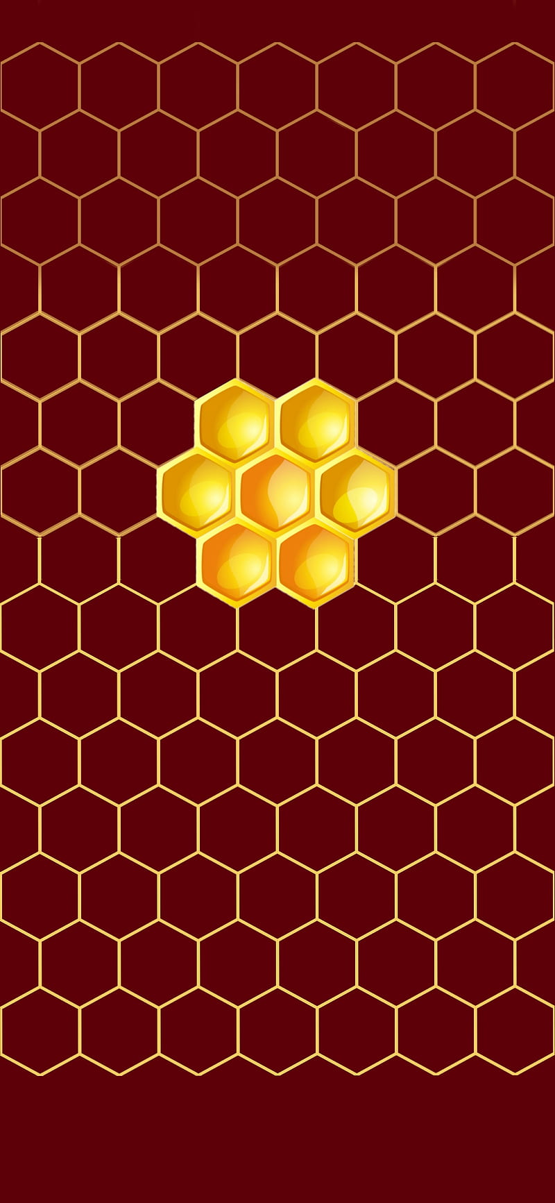Honeycomb, bee, honey, maroon, sweet, HD phone wallpaper