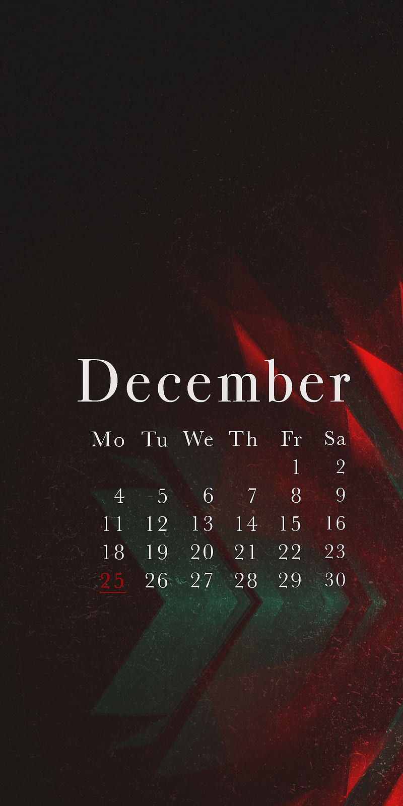December Cool, calendar, december, 12.cal, HD phone wallpaper