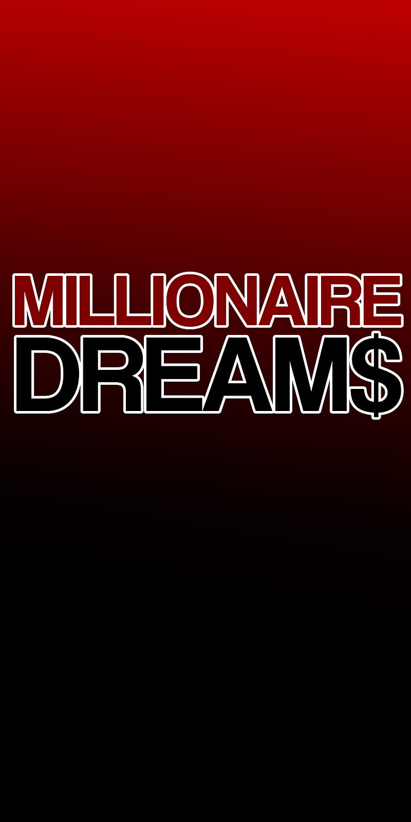 Millionaire Dreams , millionaire, dreams, rich, red, black, digital, star, empire, obryan, carter, HD phone wallpaper