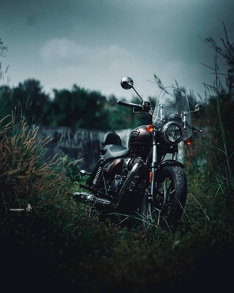 Bullet Royal Enfield, cool, king, nature, HD phone wallpaper | Peakpx