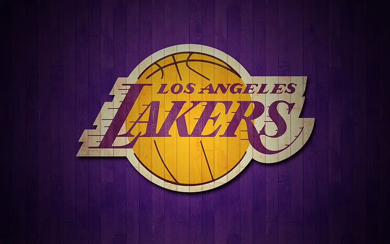 Basketball Los Angeles Lakers, NBA, Lakers emblem, HD wallpaper