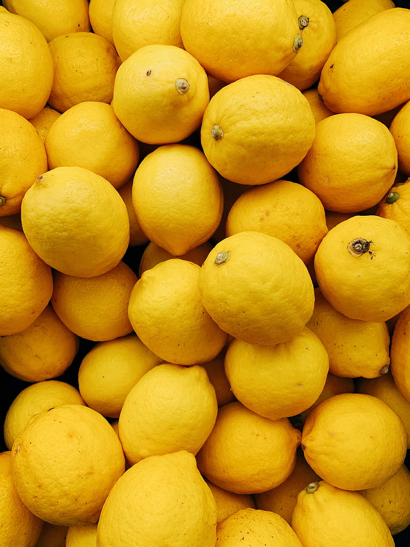 lemon, citrus, fruit, yellow, HD phone wallpaper