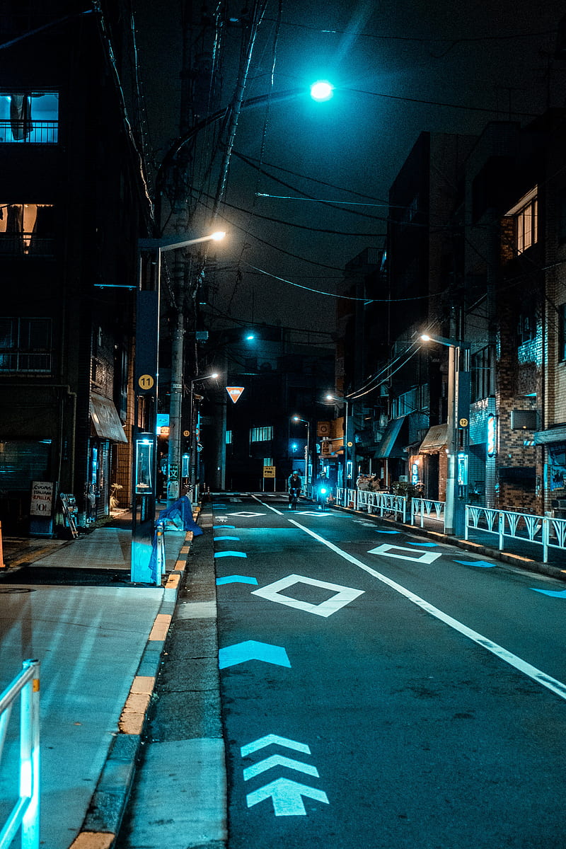 Japan city, street, tokyo, HD phone wallpaper