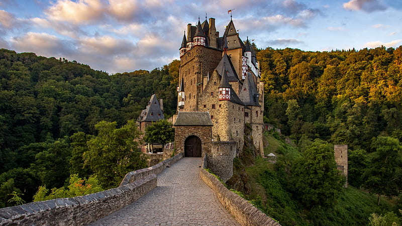 Castles, Eltz Castle, HD wallpaper