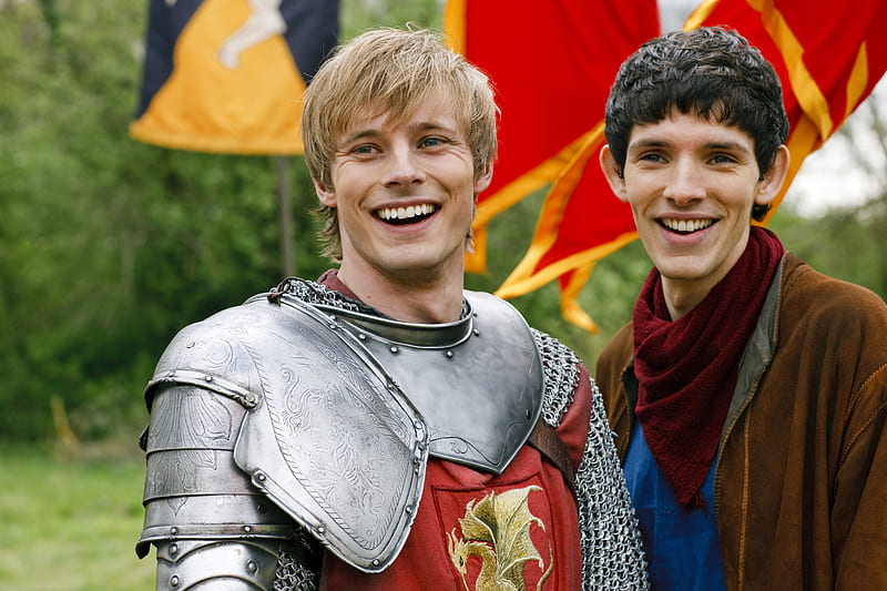 TV Show, Merlin, Arthur (Merlin), Bradley James, Colin Morgan, Merlin (Merlin), HD wallpaper