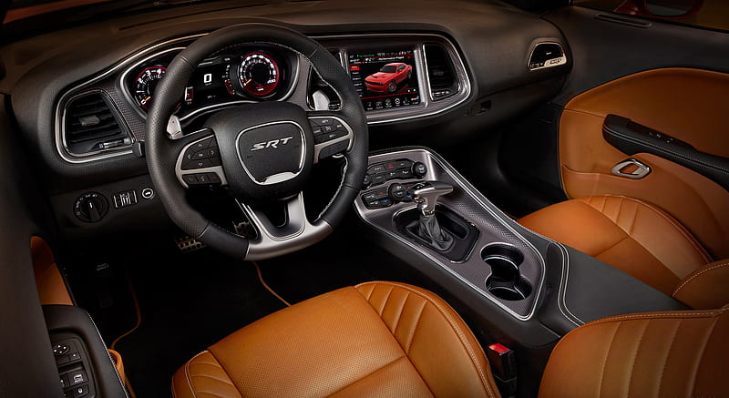 2015 Dodge Challenger SRT Supercharged HEMI Hellcat - Interior , car, HD wallpaper