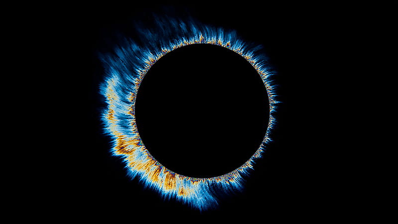 iMac Pro Eclipse, digital art, galaxies, eclipse, space, HD wallpaper