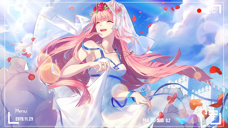 Just Married : ZeroTwo  Anime, Darling in the franxx, Zero two