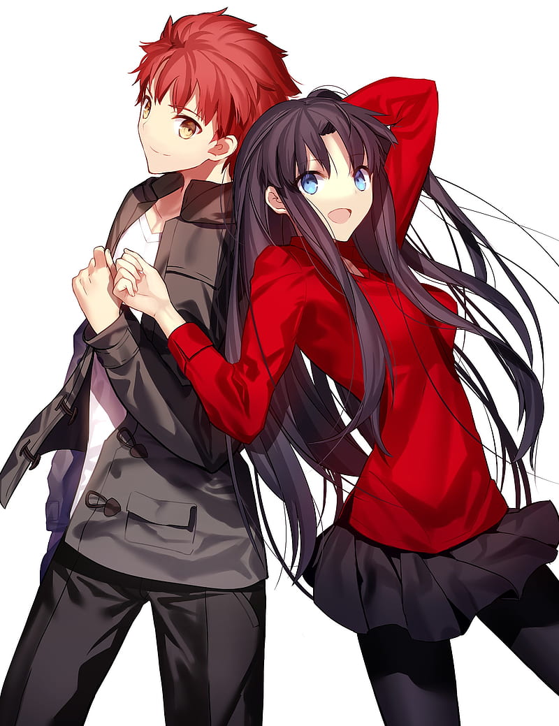 Fate Series, Fate/Stay Night, Fate/Stay Night: Unlimited Blade Works, Tohsaka Rin, Shirou Emiya, HD phone wallpaper