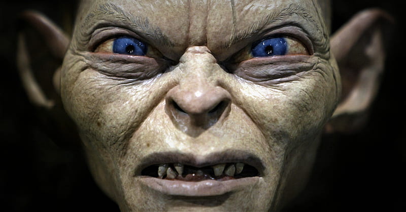 Gollum, dead, lord of the rings, scary, skull, HD wallpaper | Peakpx