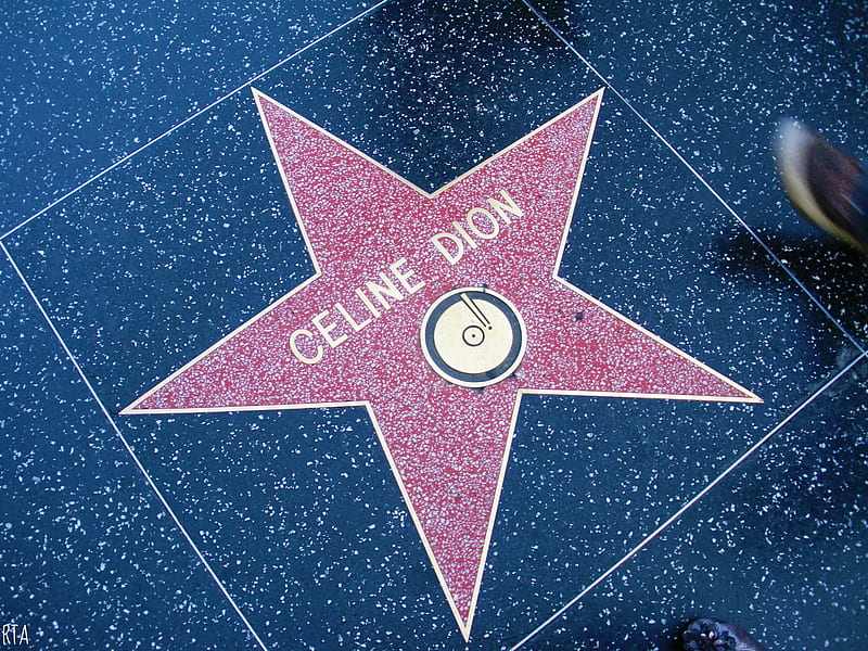 Celine Dion - Hollywood Walk of Fame, celebrity, hollywood, hollywood walk of fame, famous, celine dion, star, HD wallpaper