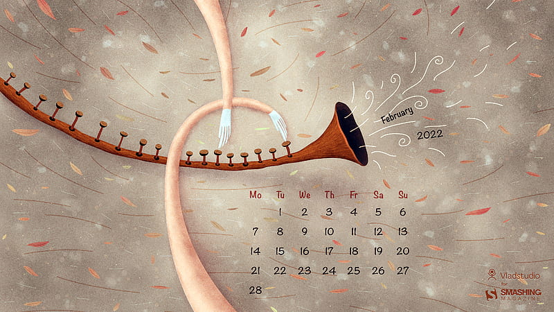 Magic Of Music February 2022 Calendar Theme, HD wallpaper